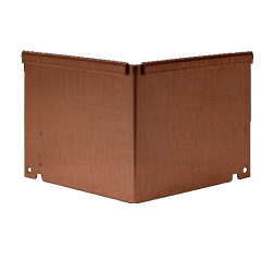 Inwendige hoek Kantopsluiting Single & Single flex 10 cm - Corten