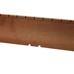 Kantopsluiting Cortenstaal Single flex 300cm x 16,5cm