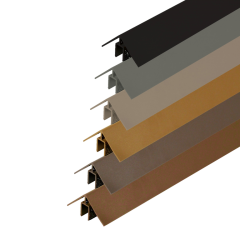 Klikprofiel Hoek| WEO®35-60  | Aluminium | Teak L-300cm 50x50mm