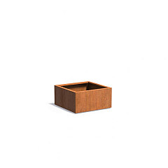 CARREZ met bodem 800x800x400mm Corten (CA6.3)