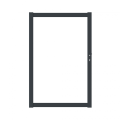 Boston Aluminium poortframe 120x183cm RAL9005 incl insteekslot