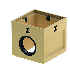 ACO Europoint ophoogelement incl. Zijaansluiting Ø110 25x25x21,7cm