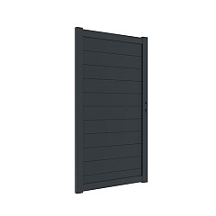 Boston Aluminium draaipoort 98x180cm RAL7016