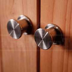 RVS deurknop 35x25mm