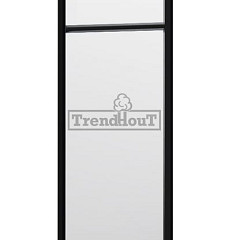 Steel Look raam 844x2200mm zwart module A-02