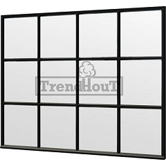 Steel Look raam 2760x2200mm zwart module C-03
