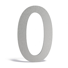 Huisnummer 71x5x120mm RVS 5mm (0 RVS)