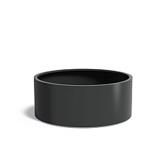 CIRCUM met bodem Ø1500x600mm Aluminium (AM2.2)