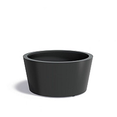 CONIC met bodem Ø1200x600mm Aluminium (AC4.2)