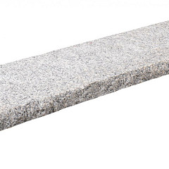 Afdekplaat-vijverrand met waterkering Graniet G603 Rockface 100x30x4cm