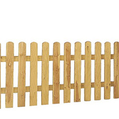 Grenen reliëf rechthek 190x80cm