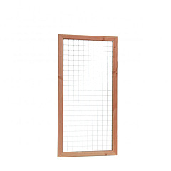 Douglas Betonijzertrellis met maas 7,5x7,5cm in Raamwerk 4,5x7cm 90x180cm onbehandeld