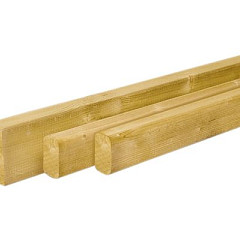 Scandinavisch Vuren geschaafde Regel 4,5x4,5x180cm
