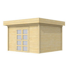 Vuren Topvision Premium Parelhoen 400x300cm wit gespoten