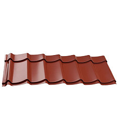 Dakpanplaten tbv Douglasvision Kapschuur Comfort 405x320cm (16m²) Donkerrood