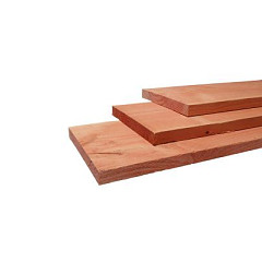 Douglas fijnbezaagde Plank 2,2x20,0x300cm onbehandeld.
