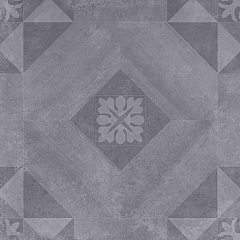 GeoCeramica® 60x60x4cm Symbol Block Black