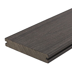 WPC 22,5x138mm Fiberdeck Premium | massief | 2-zijdig Dark Grey 300cm