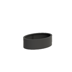ELLIPSE met bodem 1150x800x600mm Polyester (PEL2)