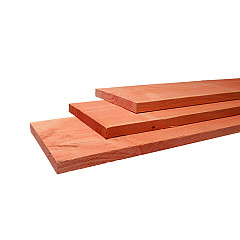Douglas fijnbezaagde Plank 2,5x25,0x400cm onbehandeld.