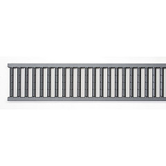 Sleufrooster verzinkt staal antraciet, L=1000mm tbv. ACO Hexaline 2,0 en ACO Euroline