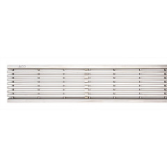 Langstaafrooster RVS, L=1000mm tbv. ACO Hexaline 2,0 en ACO Euroline