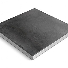 Keramische tegel Ceradeco 60x60x4cm Cemento Black