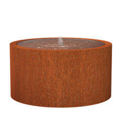 Corten Watertafel ROND 1450x750mm  (CBR1)