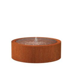 Corten Watertafel ROND 1200x400mm (CBR5)