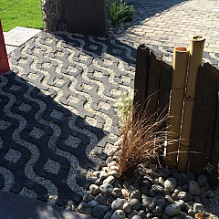 Waterdoorlatende ecologische bestrating