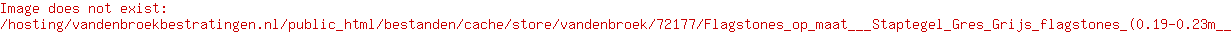 Flagstones op maat | Staptegel Gres Grijs flagstones (0.19-0.23m²)
