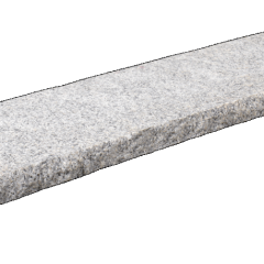 Afdekplaat-vijverrand met waterkering Graniet G603 Rockface 100x25x4cm