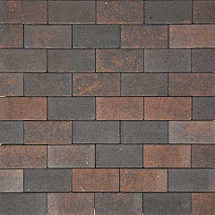 BKK met deklaag 8cm Bruin Zwart