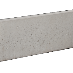 Graskantband Ronde kop 5x25x100cm Grijs