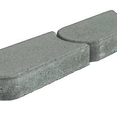 Kantsteen graskant Antraciet 22x12x4.5cm