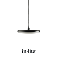 Opbouwlamp  DISC PENDANT BLACK