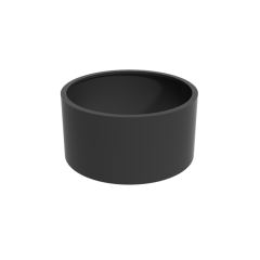 Circum ZONDER BODEM Ø1200x600mm Aluminium (AMW4.2)