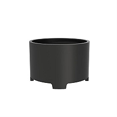 CIRCUM met poten Ø1200x800mm Aluminium (AMP4.1)