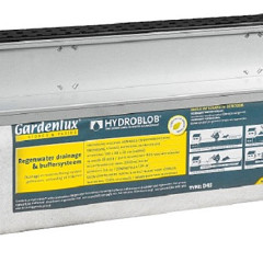 Slimline set grafiet incl. Hydroblob D45 120 x 20 x 30cm