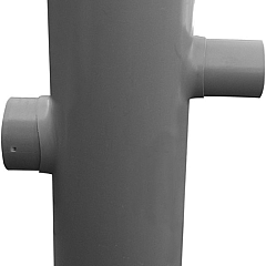 Hydroblob Zandvangput met loofscheider  ZVP-PD 615H Ø 20cm, in- en uitlaat Ø 100mm