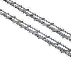 DHZ shutter framewerk, 2 stuks 165 cm t.b.v. 14 planken RVS
