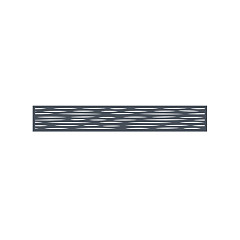 Boston Decopaneel Lamia horizontaal 30x175 cm dikte 2 mm RAL7016