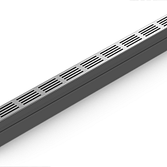 ACO SlimLine gootelement 100cm incl. designrooster RVS