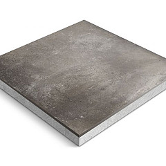Keramische tegel Ceradeco 60x60x4cm Nuvola Piombo