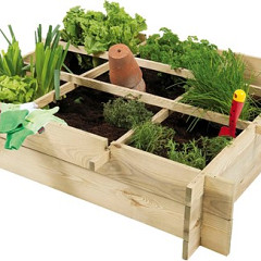 Minigarden 90x90x20cm  geïmpregneerd grenen