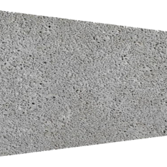 TRAPEZIUM 120X60/30X8 CM GRIJS