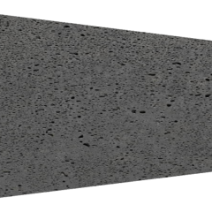 TRAPEZIUM 120X60/30X8 CM ANTRACIET
